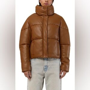 Apparis Jenna Nordstrom Women's Camel Puffer Jacket Size Small